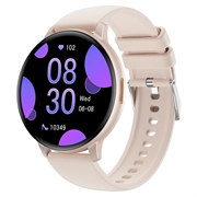 Smartwatch T6 Fitness con chiamate Bluetooth e cardiofrequenzimetro - 1.38" - Rosa